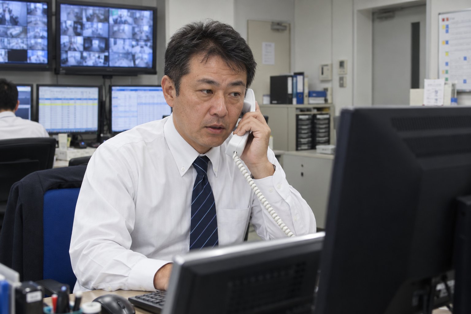 本社の管制が24時間、現場を支えます