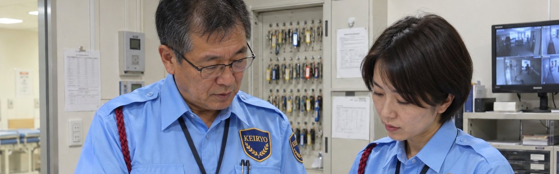 施設警備員の1日の流れ 京稜警備保障