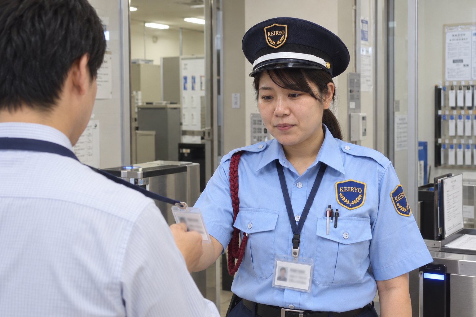 勤務中の三浦さん