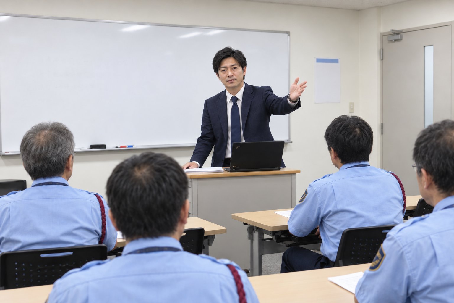 勤務中の柴田さん