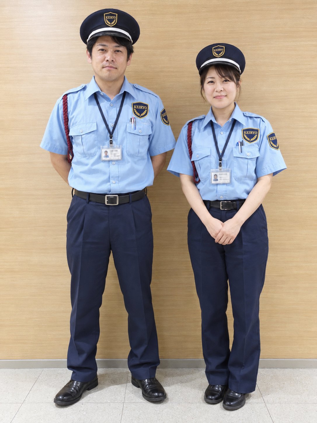 警備員の制服（夏服）
