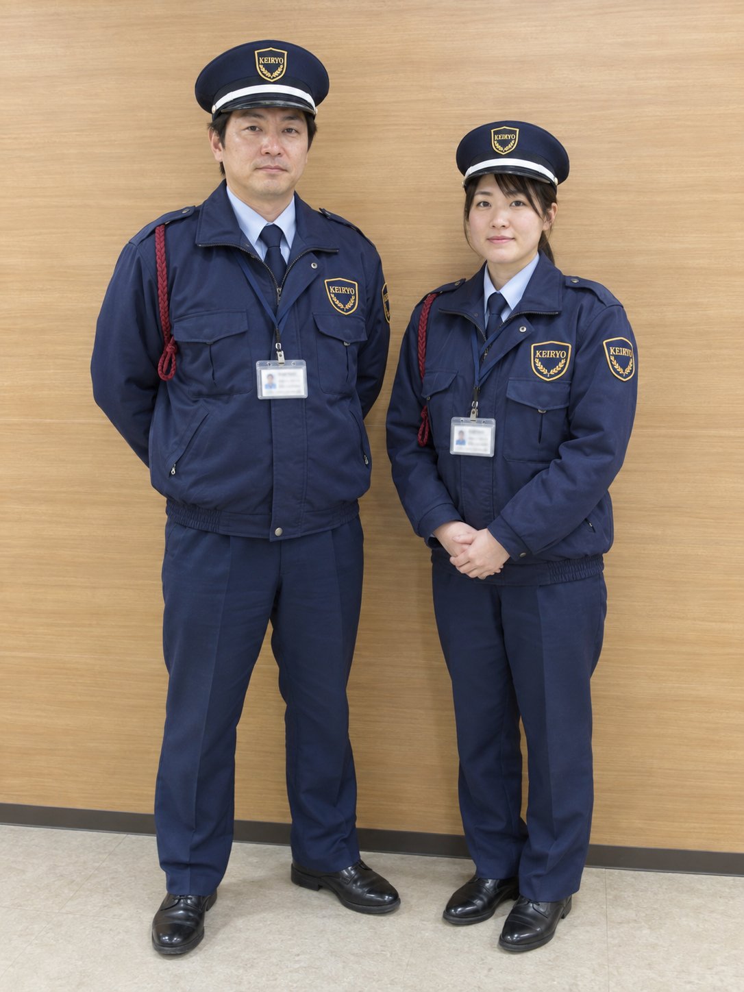 警備員の制服（冬服）