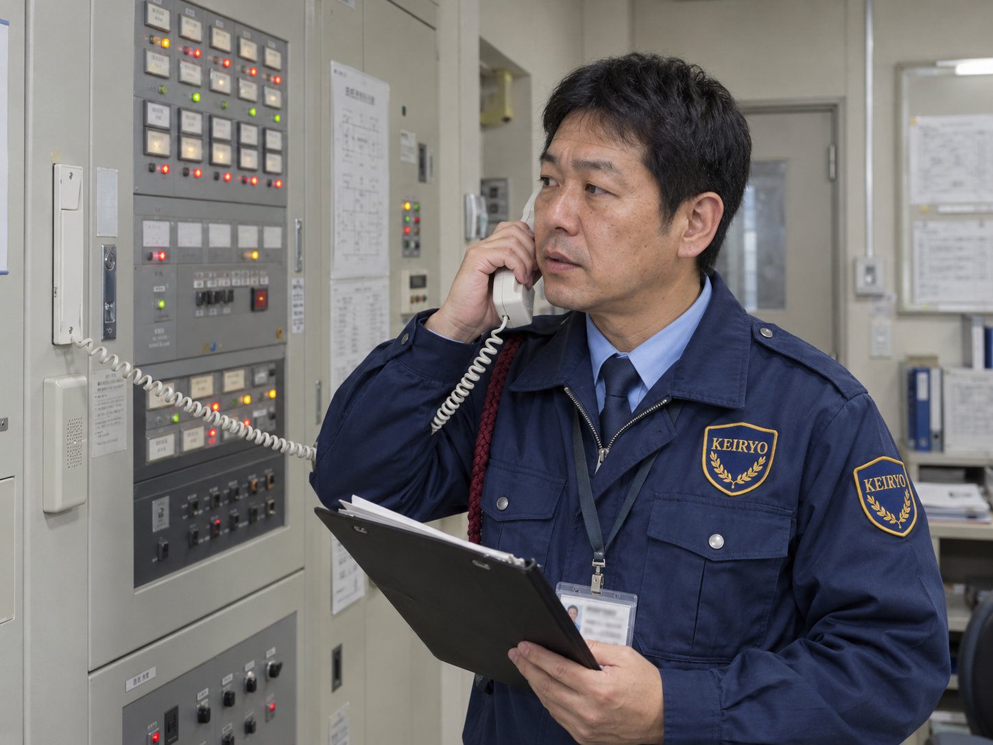 防災設備の監視業務