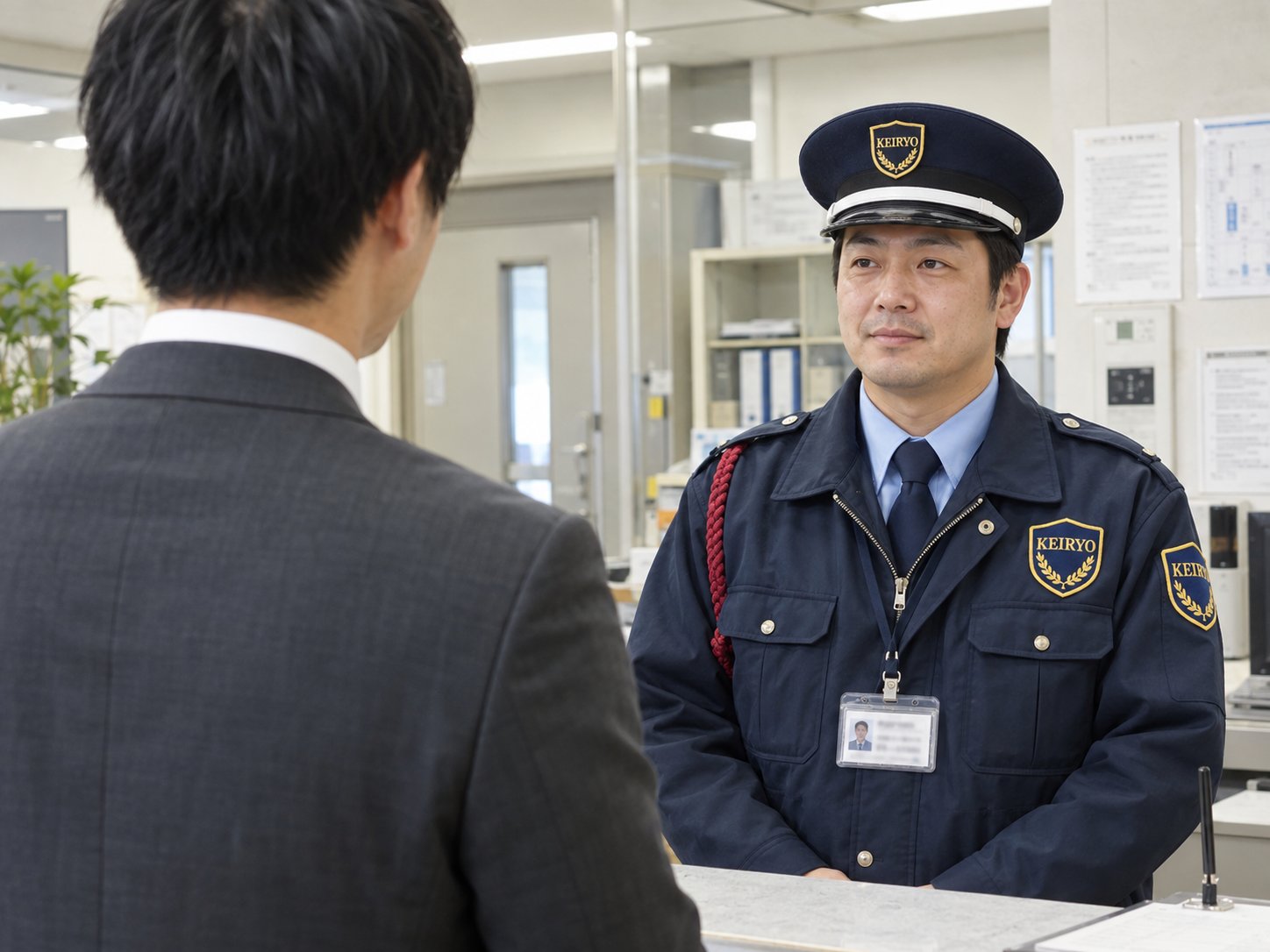施設警備が中心の会社です